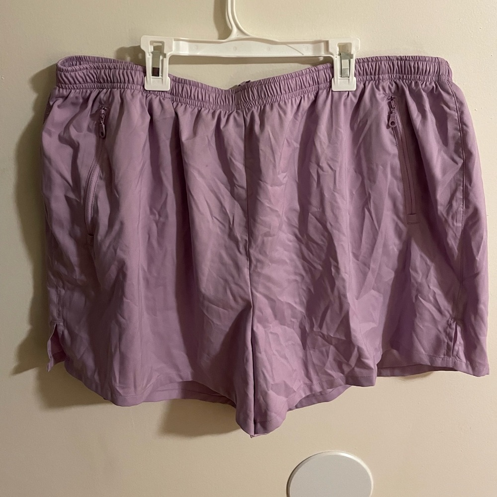 Girlfriend Collective Lavender Gazelle Shorts in Size XXL